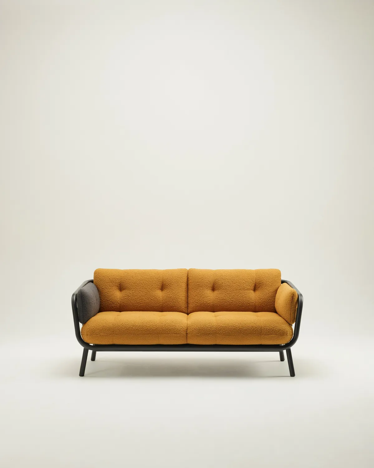 Tufted Settee in Amber